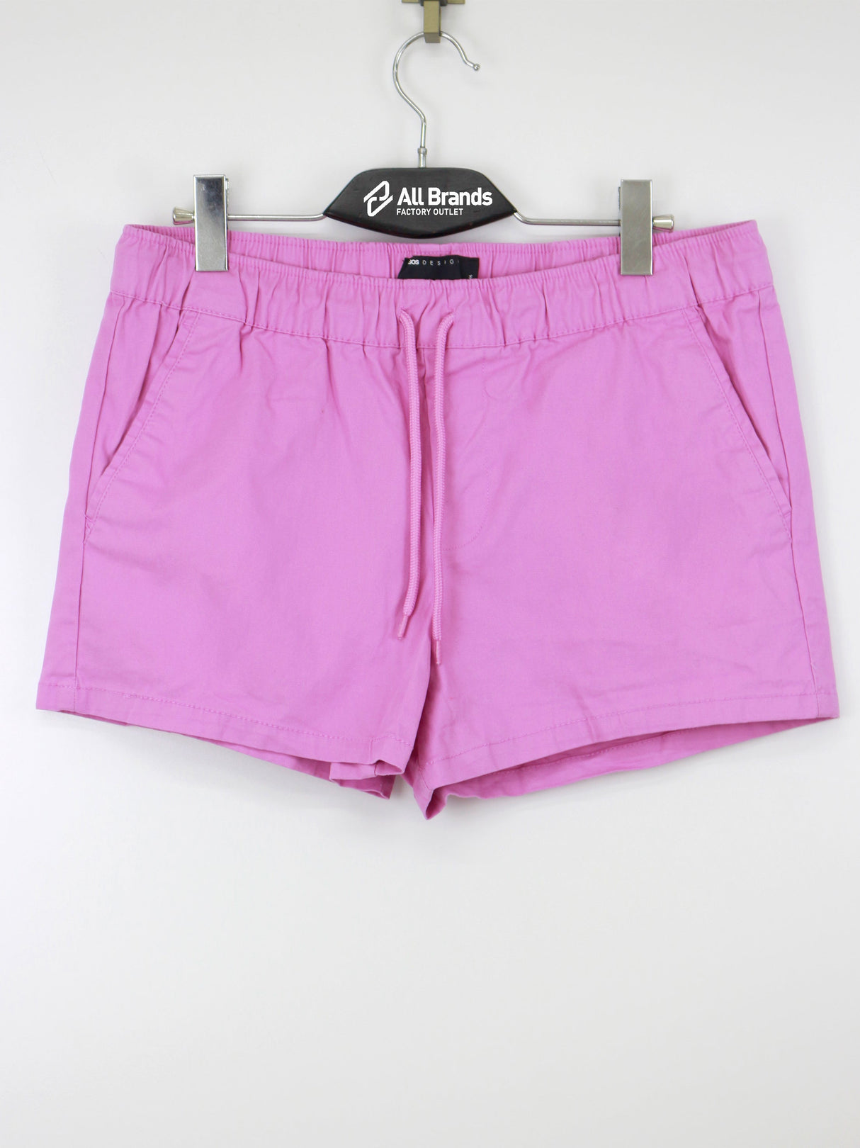 Image for Men's Plain Solid Mini Pull On Short,Pink
