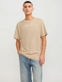 Image for Men's Brand Logo Printed T-Shirt,Beige