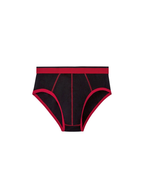 Image for Men's Brief,Black/Red