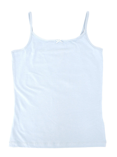 Image for Kids Girl Plain Solid Tank Top,Light Blue