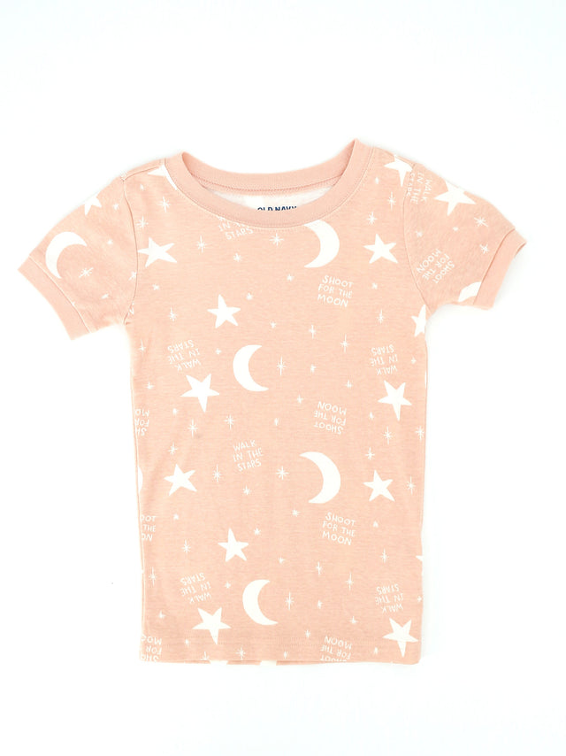Image for Kids Girl Graphic Printed Sleepwear Top,Pink