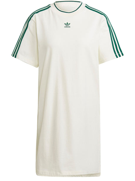 Image for Women's Brand Logo Embroidered T-Shirt Dress,Off White