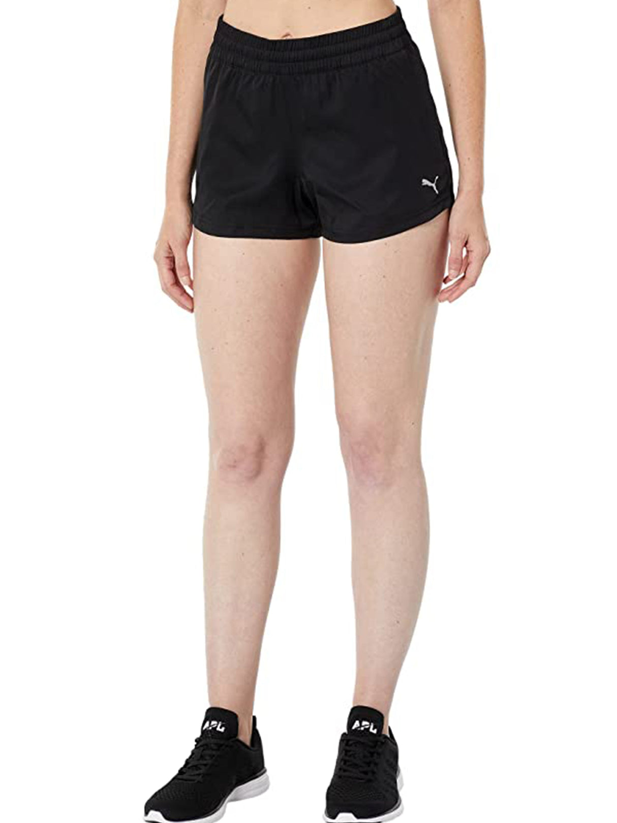 Image for Women's Brand Logo Printed Sport Short,Black