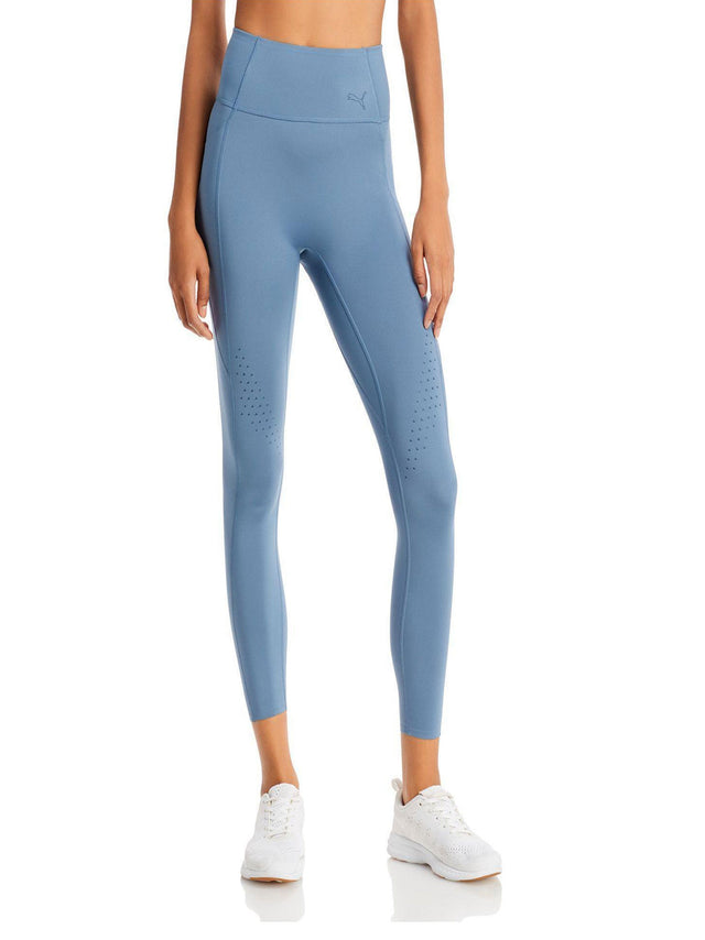 Image for Women's Brand Logo Printed Legging,Blue