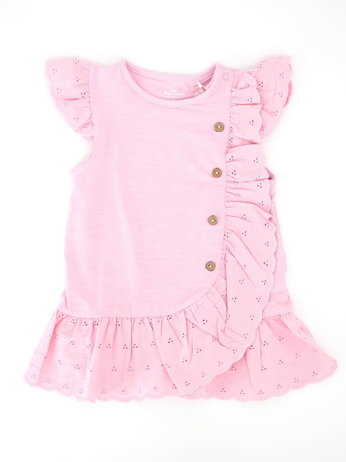 Image for Kids Girl Ruffled Dress,Pink
