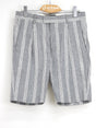 Image for Men's Striped Linen Short,Grey