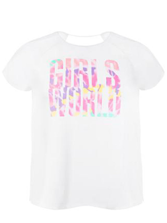 Image for Kids Girl Graphic Printed Top,White