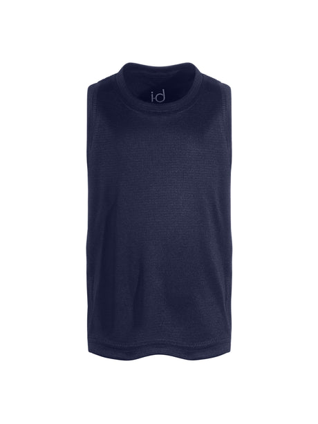 Image for Kid's Boy Plain Solid Sport Tank Top,Navy Blue