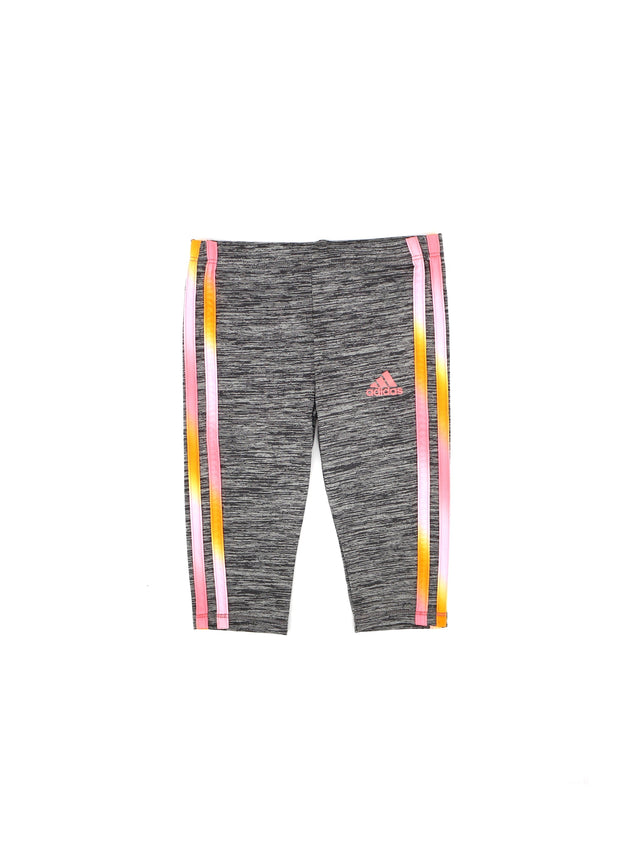 Image for Kid's Girl Brand Logo Printed Sport Legging,Grey