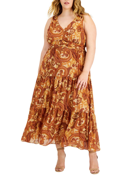 Image for Women's Paisley Printed Dress,Multi