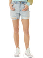 Image for Women's Ripped Washed Denim Short,Light Blue
