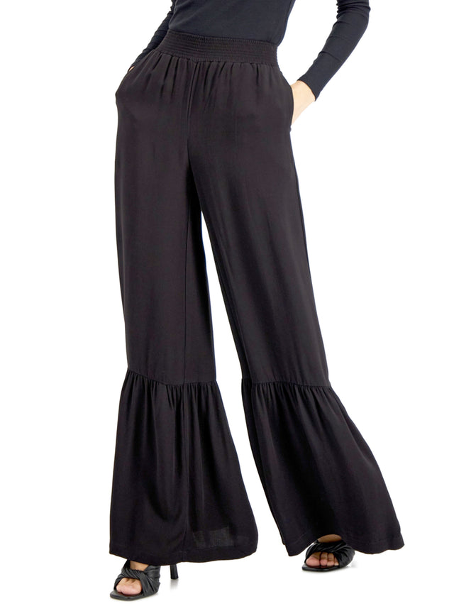 Image for Women's Tiered Hem Pant,Black