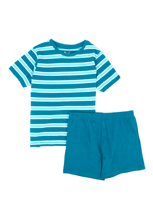 Image for Kids Boy Striped Sleepwear Set,Green