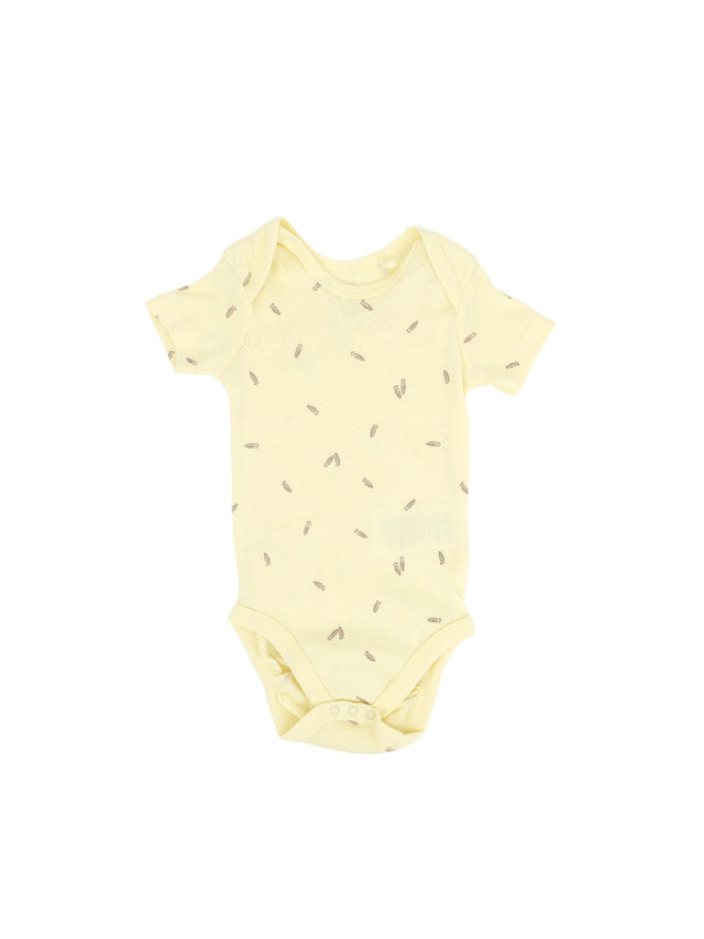 Image for Kids Girl Carrot-Print Bodysuit,Yellow