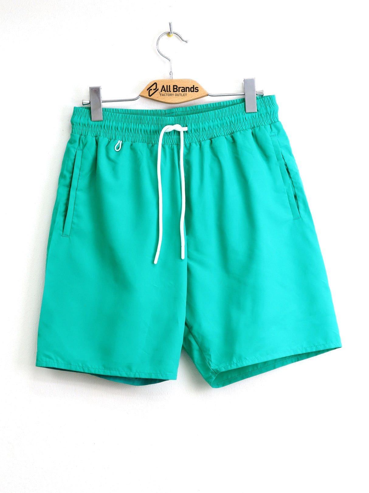 Image for Men's Brand Logo Printed Swim Short,Green