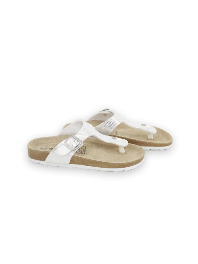Image for Women's Textured Slides,White