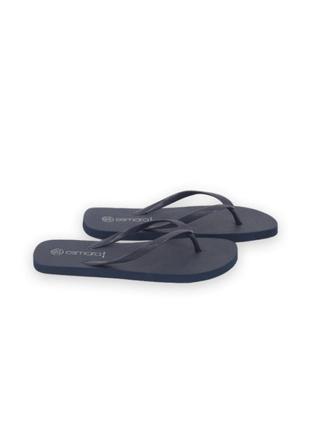 Image for Women's Plain Solid Slippers,Navy