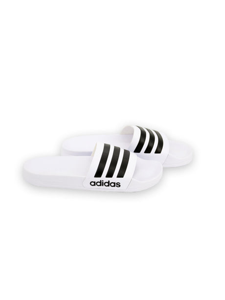 Image for Men's Striped Slippers,White