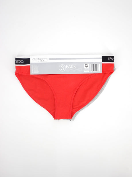 Image for Women's 3 Pack Brand Logo Briefs,Multi