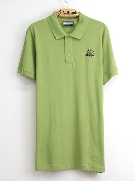 Image for Men's Brand Logo Embroidered Polo T-Shirt,Light Green
