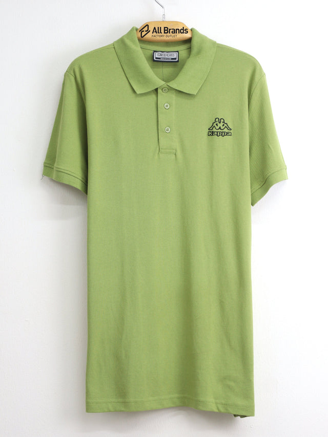 Image for Men's Brand Logo Embroidered Polo T-Shirt,Light Green