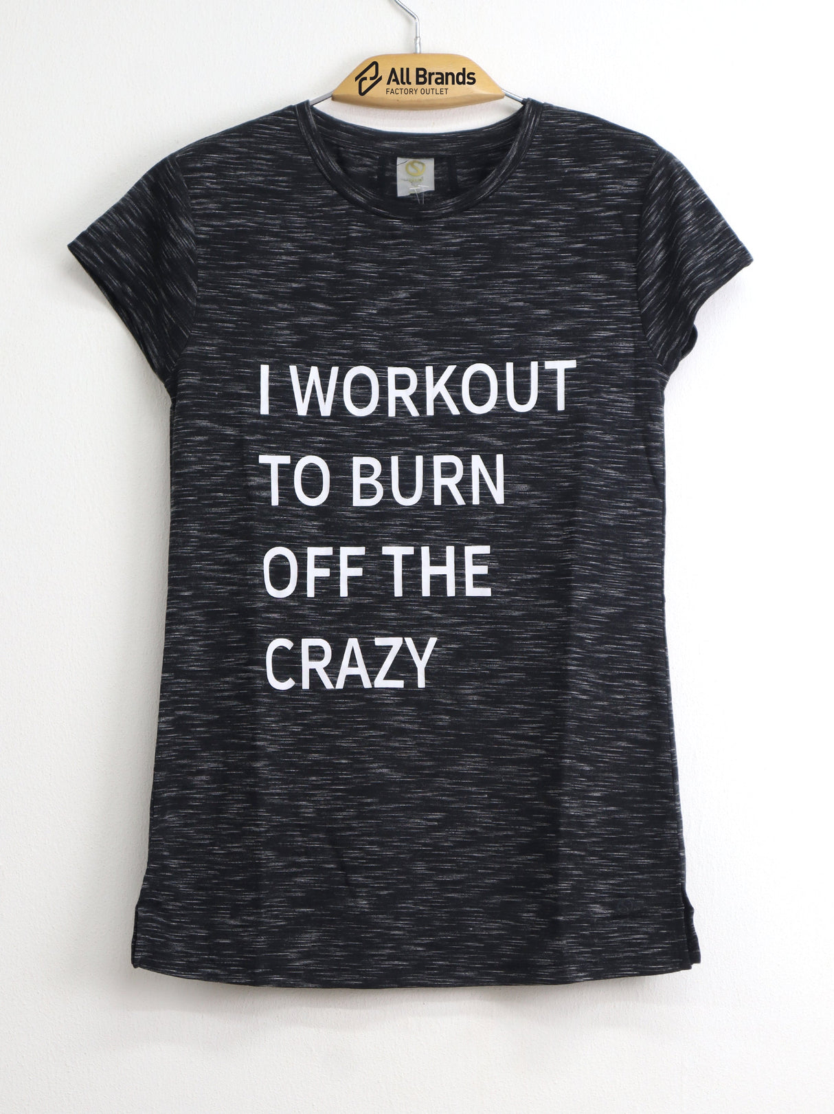 Image for Women's Printed Texture Sport Top ,Black