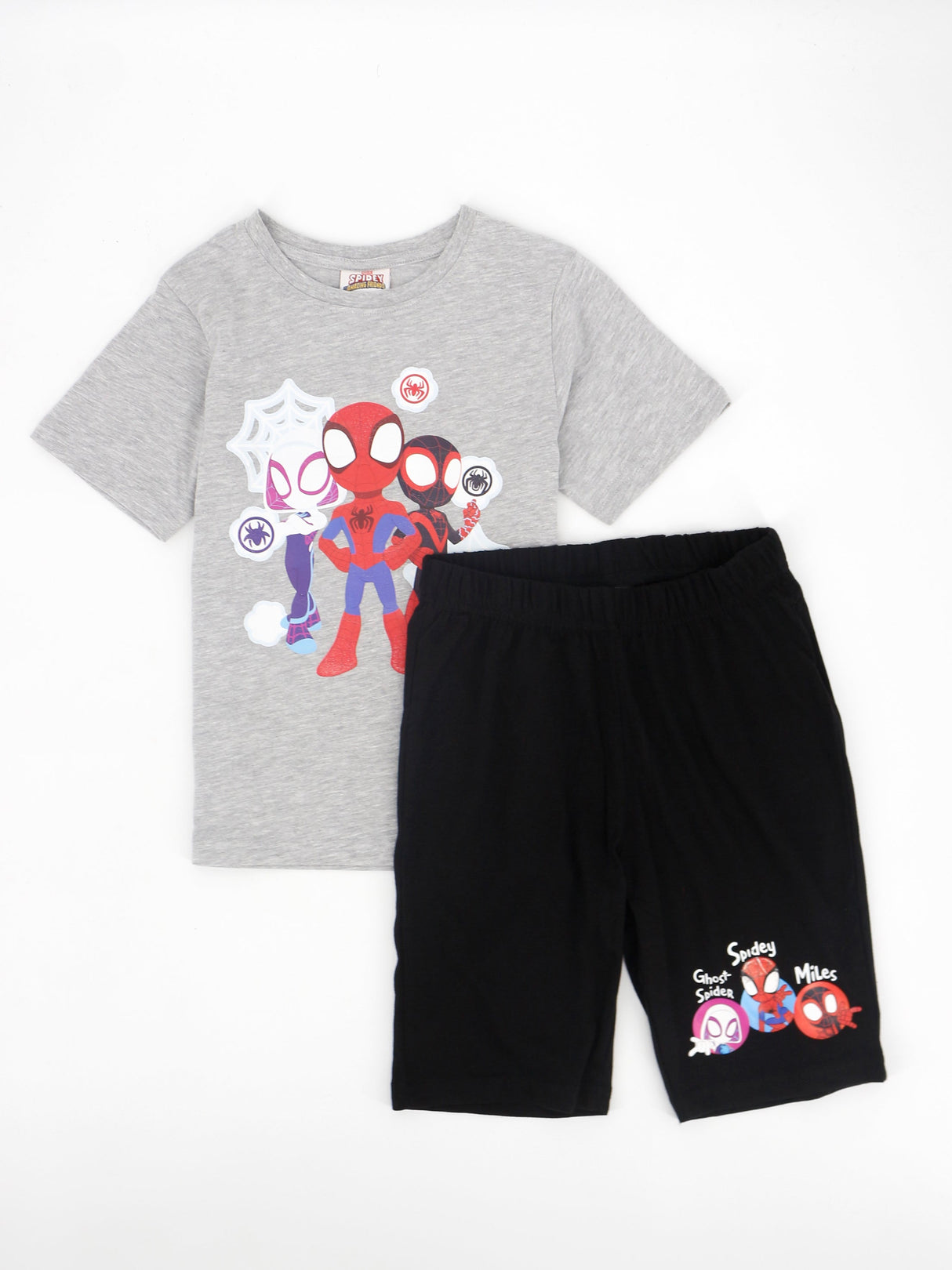 Image for Kids Boy Spiderman Printed Set,Grey/Black