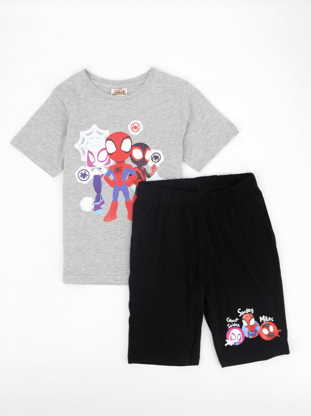 Image for Kids Boy Spiderman Printed Set,Grey/Black