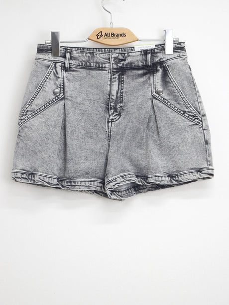 Image for Women's Plain Solid Short,Light Grey