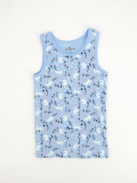 Image for Kids Girl Graphic Printed Top,Light Blue
