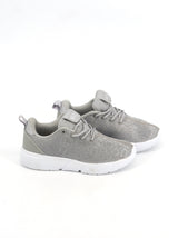 Image for Kids Girl's Textured Sneakers,Light Grey