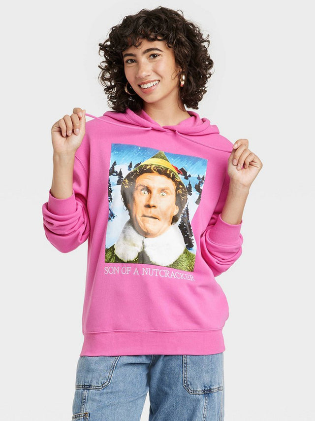 Image for Women's Graphic Printed Hoodies,Pink