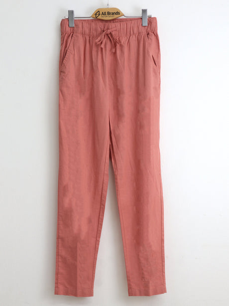 Image for Women's Plain Solid Pants,Peach