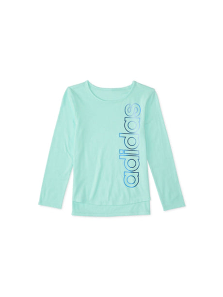 Image for Kids Girl's Brand Logo Printed Top,Aqua