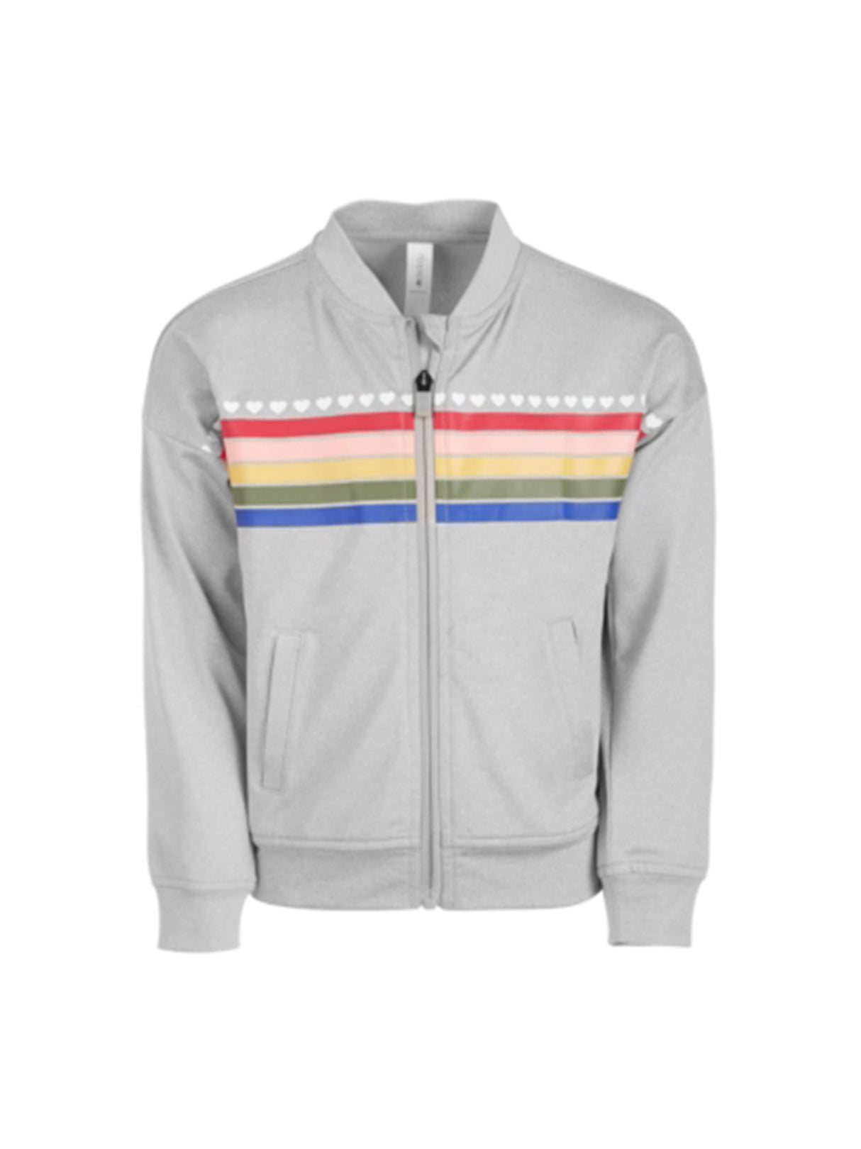 Image for Kids Girl's Printed Jacket,Grey