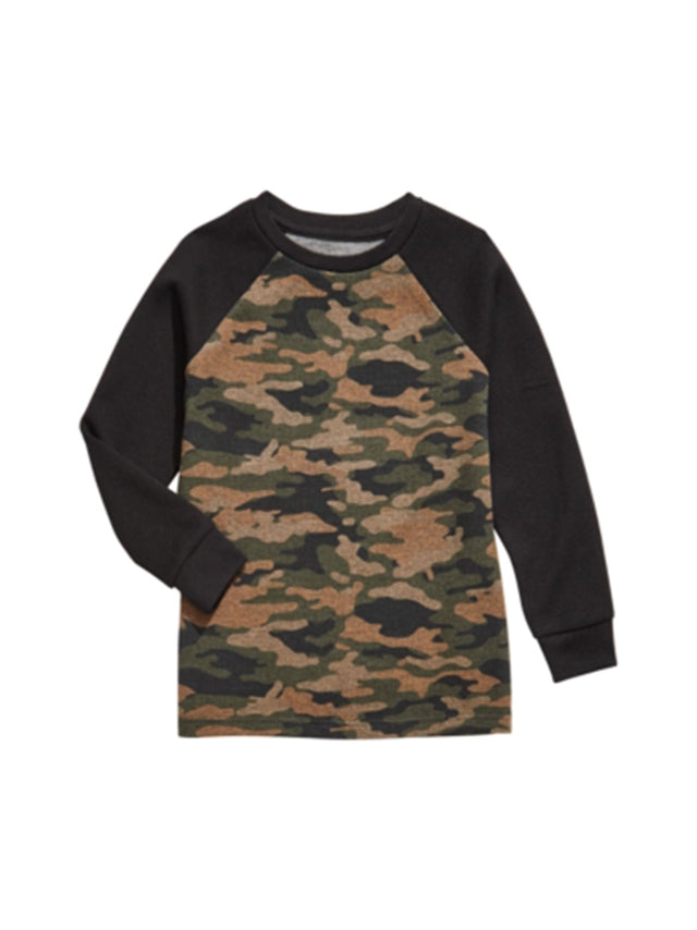 Image for Kids Boy's Camo Printed Sweatshirt,Multi