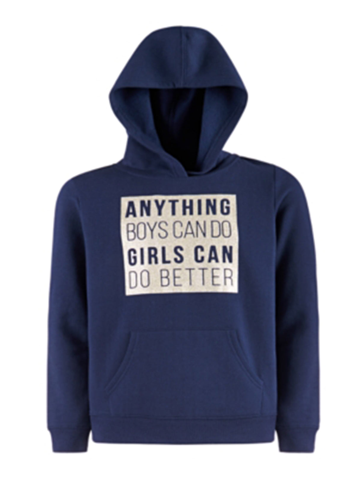 Image for Kids Girl's Graphic Printed Hoodies,Navy