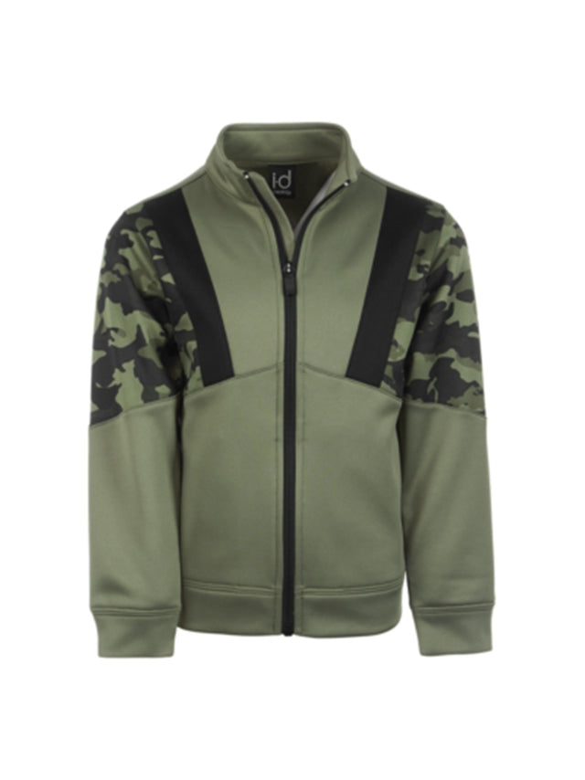 Image for �Kids Boy's Camo-Print Fleece Jacket,Olive