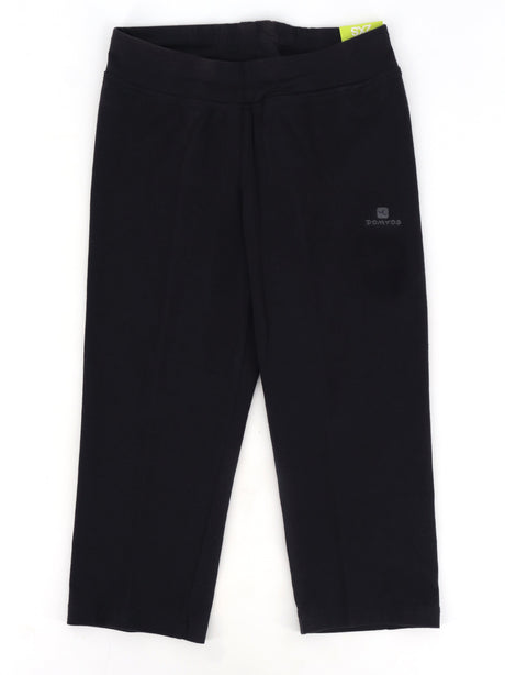 Image for Women's Brand Logo Printed Capri Legging,Black