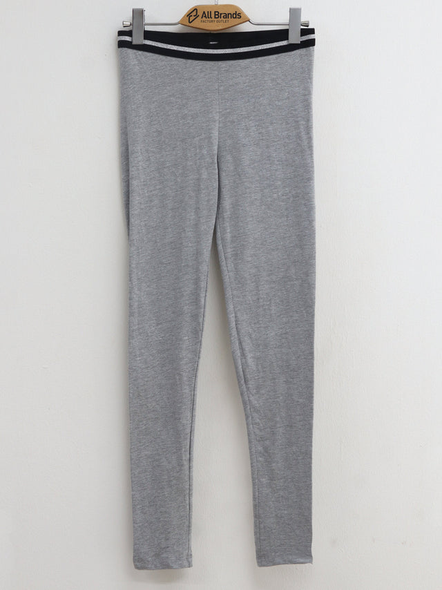 Image for Kids Girl's Plain Solid Sport Pant,Light Grey