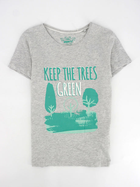 Image for Kids Girl's Graphic Printed T-Shirt,Light Grey