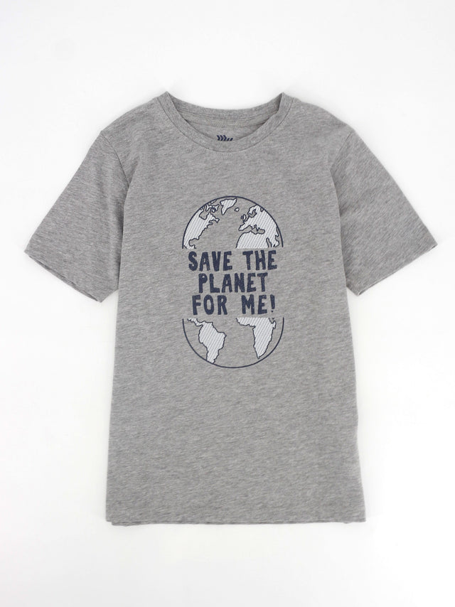 Image for Kids Girl's Graphic Printed T-Shirt,Light Grey