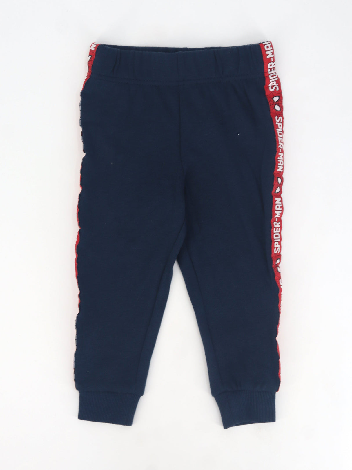 Image for Kids Boy's Side Graphic Embroidered Joggers,Navy