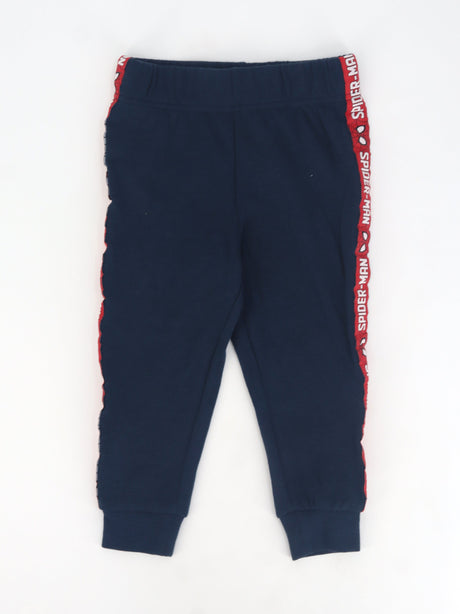 Image for Kids Boy's Side Graphic Embroidered Joggers,Navy