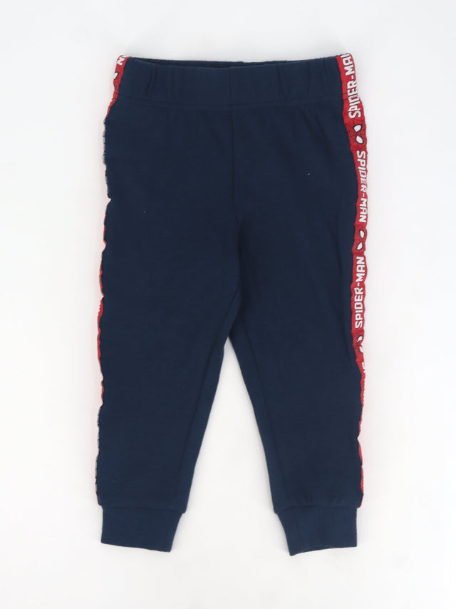 Image for Kids Boy's Side Graphic Embroidered Joggers,Navy