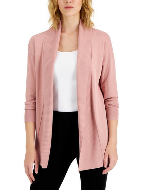 Image for Women's Open Front Cardigan,Light Pink
