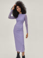 Image for Women's Plain Mesh Dress,Light Purple