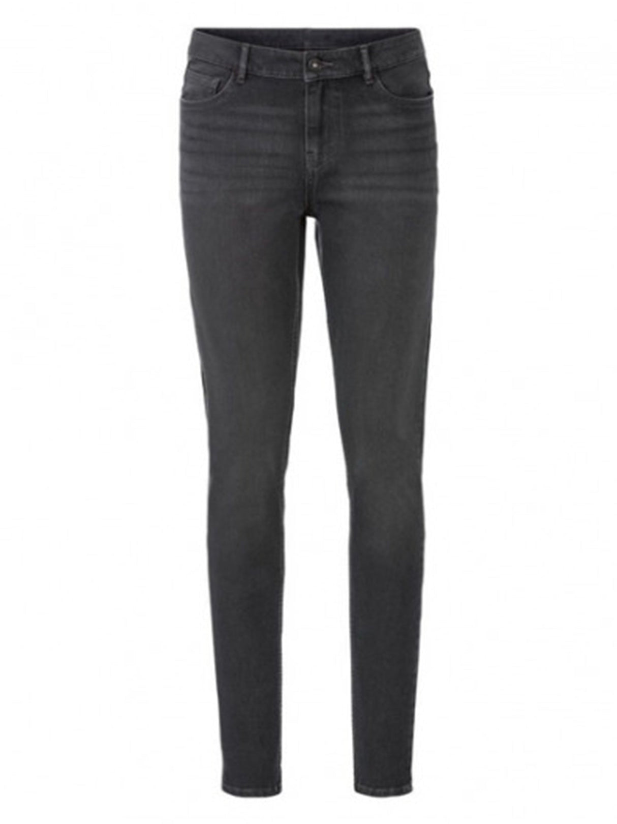 Image for Women's Washed Skinny Jeans,Dark Grey