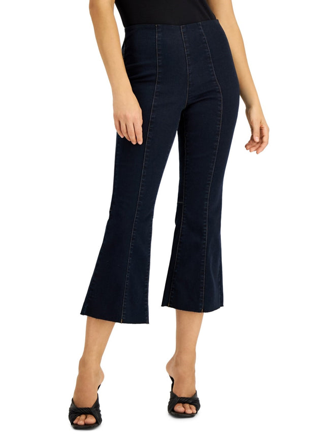 Image for Women's Pull On Flare Jeans,Navy