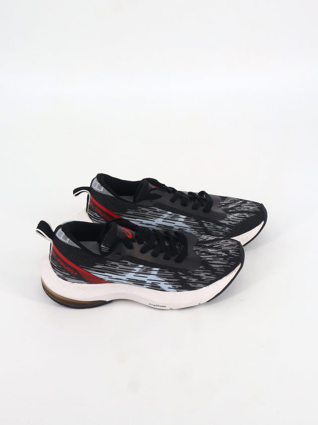 Image for Women's Printed Running Shoes,Black/Blue